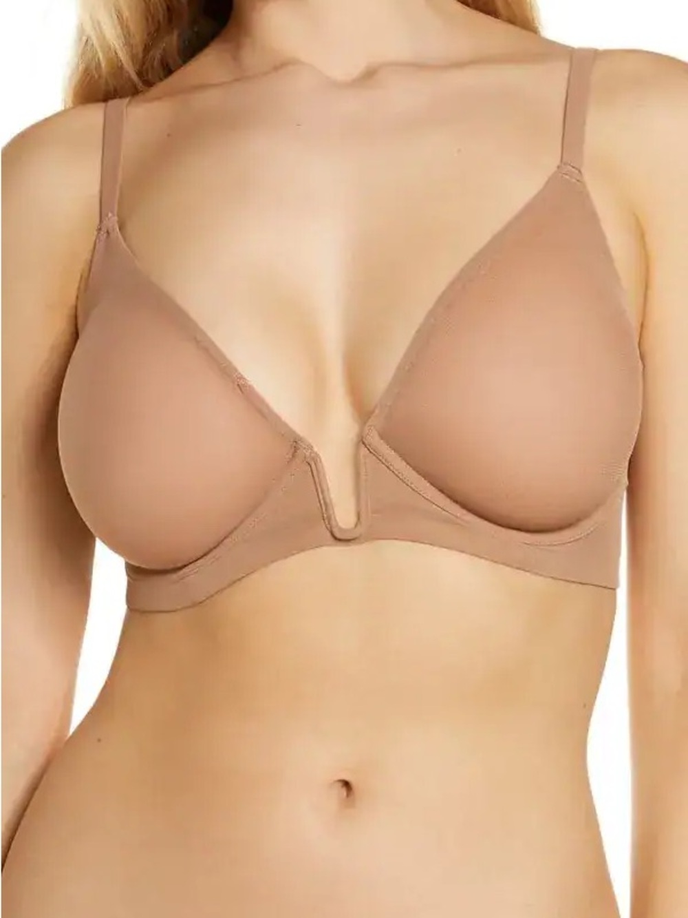 SKIMS Nude Plunge V-Wire Bra